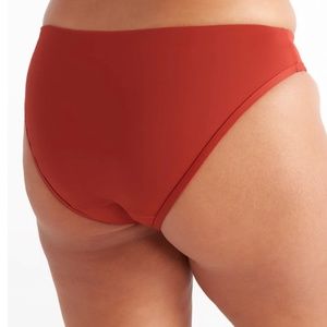 NWT KNIX Period Swim Bottom SPF50+  Size Large  Lava color